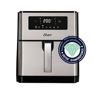 Freidora de Aire Oster 9 Litros Panel Digital CKSTAF90D Plata