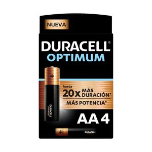 Baterias Duracell Optimum AA X 4Und